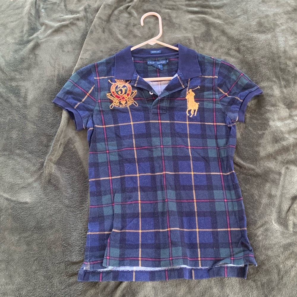Ralph Lauren Plaid Polo Shirt